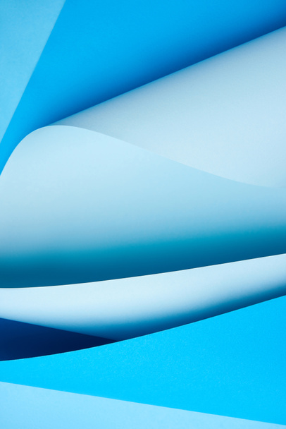creative blue colored abstract paper background - Fotografie, Obrázek