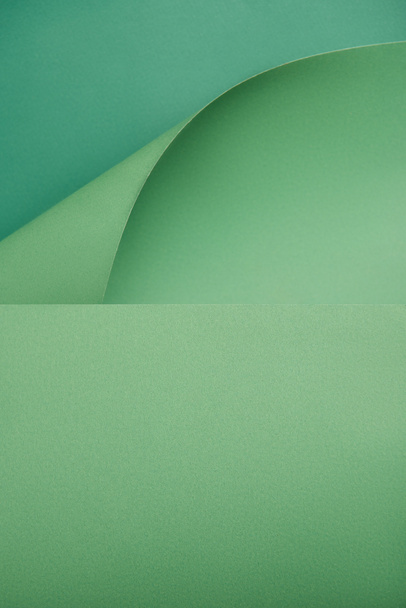 beautiful empty green textured paper background  - Zdjęcie, obraz