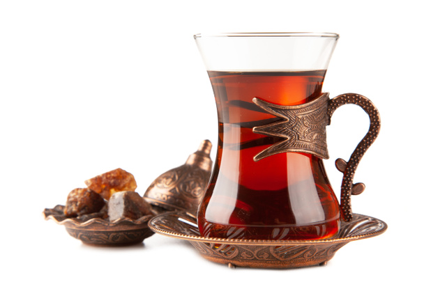 thé turc dans un verre
 - Photo, image