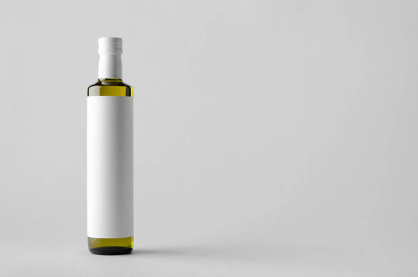 Olive / Sunflower / Sesame Oil Bottle Mock-Up - Blank Label - Photo, image