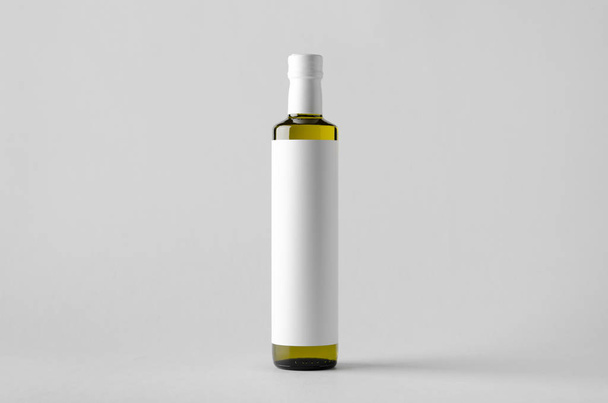 Olive / Sunflower / Sesame Oil Bottle Mock-Up - Blank Label - 写真・画像