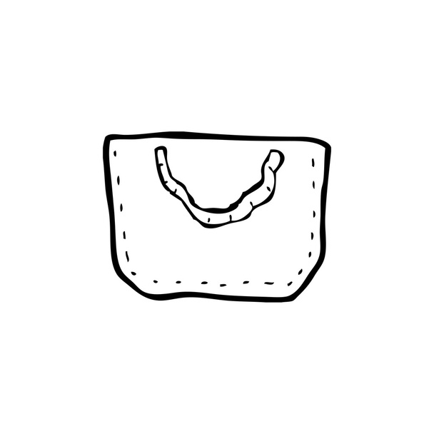 saco de sacola
 - Vetor, Imagem
