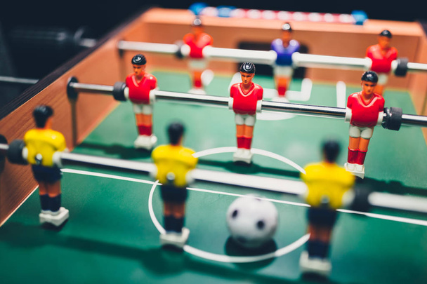 table football soccer game players (kicker) - Fotoğraf, Görsel