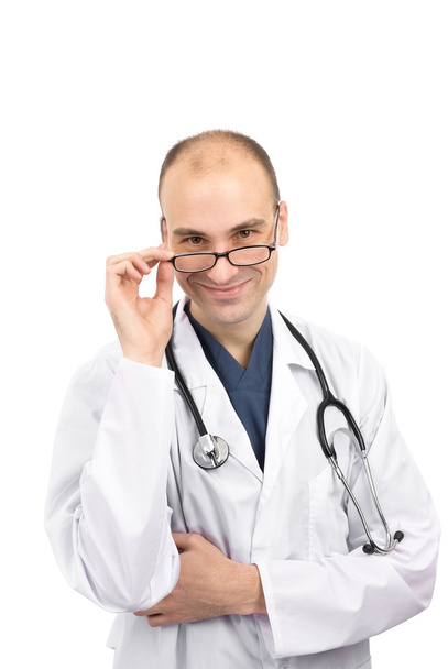 Male doctor smiling - Photo, image