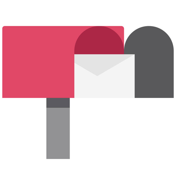 Letterbox Color Vector Icon Editable - Vector, Image
