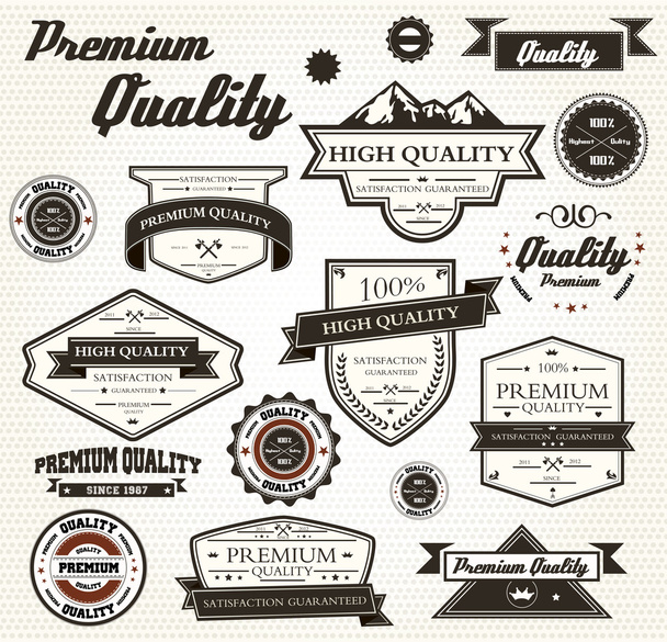 Marchi di qualità premium
 - Vettoriali, immagini