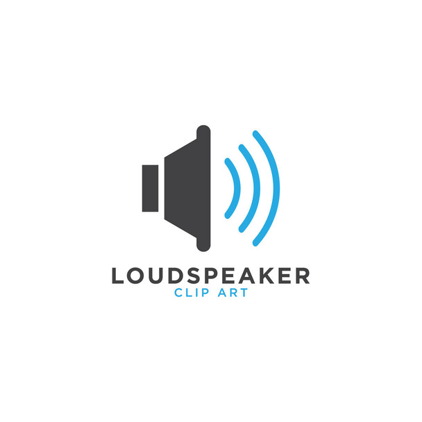 Illustration of loud speaker graphic design template - Vector, Image