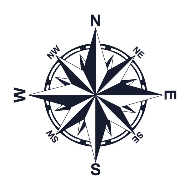 Compass. Direction. North West East South. For your design. Icon. An object. - Vector, Image