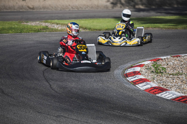 09.06.2018 Schweizer Kartmeisterschaft in Wohlen Schweiz - Foto, Bild