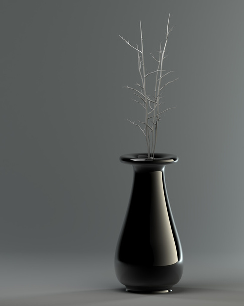 vase with a flower - Fotó, kép