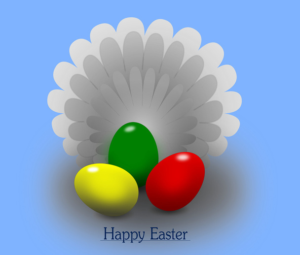 Easter eggs - Vector, imagen