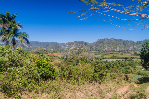 Schilderachtige landschap van de vallei van Viñales, Cuba - Foto, afbeelding