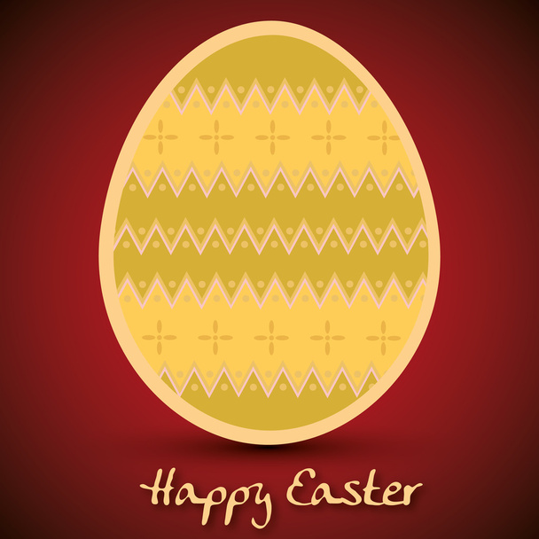 Golden Easter Egg - Vector, afbeelding