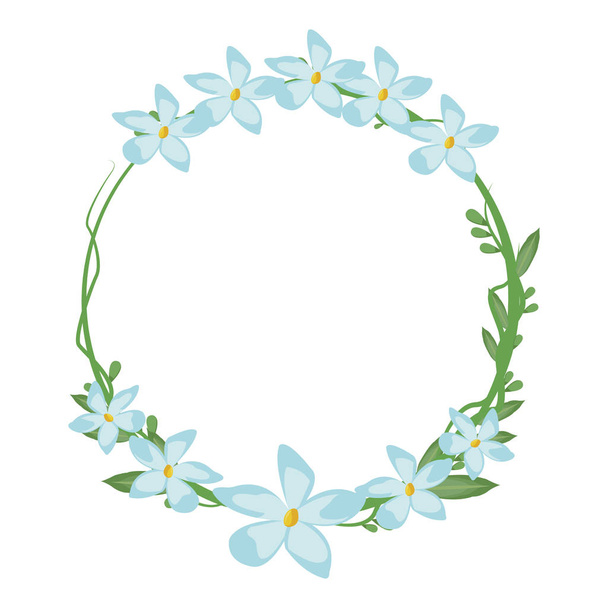 Цветы круглые - Вектор,изображение