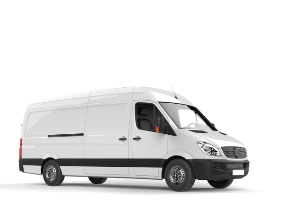Modern template white delivery van - Photo, Image