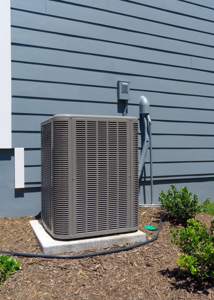 Residencieel huis airconditioner compressor eenheden - Foto, afbeelding
