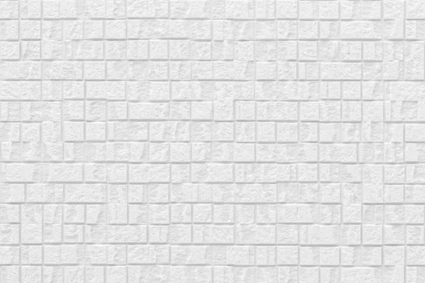 Moderno patrón de pared de baldosas de piedra blanca y fondo
 - Foto, Imagen