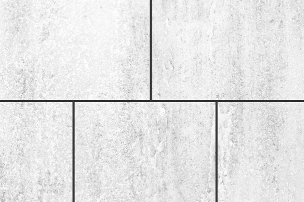 Bílý kámen dlaždice vzorku podlahy a pozadí - Fotografie, Obrázek