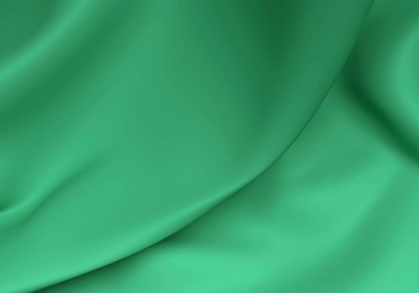 Abstract Texture. Green Silk - Photo, Image