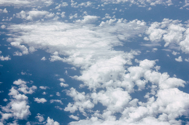 Αεροφωτογραφία της Μεσογείου σε υψόμετρο 10.000 ποδιών το απόγευμα - Φωτογραφία, εικόνα