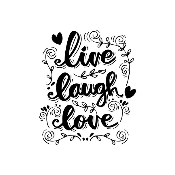 Live Lough Love käsin piirretty typografia juliste
 - Valokuva, kuva