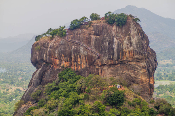 View of Sigiriya Lion Rock, Sri Lanka - Foto, afbeelding