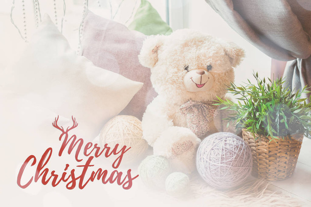 merry Christmas and happy new year card  - Foto, Bild