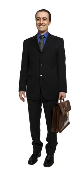 Standing confident businessman - Foto, imagen