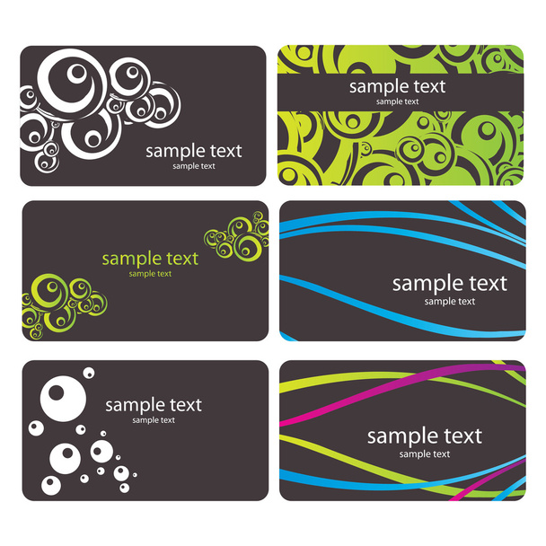 vector abstract business card - Vector, afbeelding