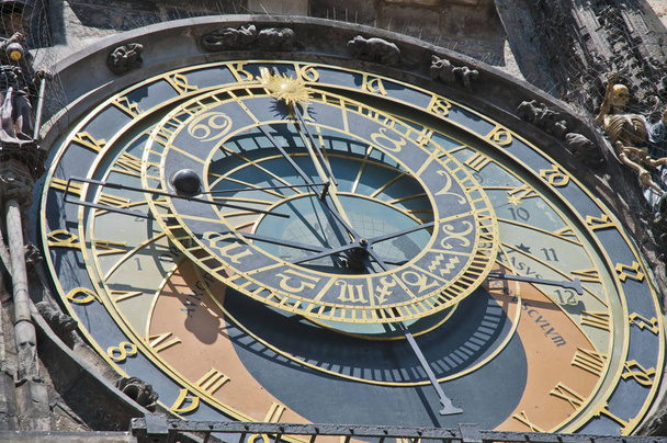 Tähtitieteellinen kello Old Town Square, joka tunnetaan myös nimellä "Orloj
" - Valokuva, kuva