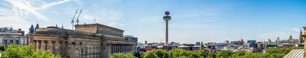 Liverpool centrum miasta architektura panorama - Zdjęcie, obraz