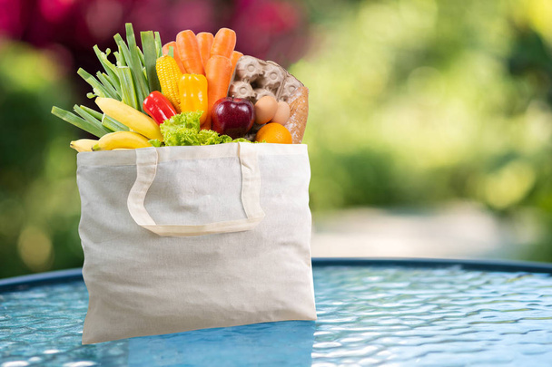 health food in supermarket online  Grocery shopping concept - Foto, Imagem