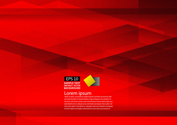コピー スペース モダンなデザイン、ベクトル図で抽象的な幾何学的な赤い背景モダンなデザイン eps10 - ベクター画像