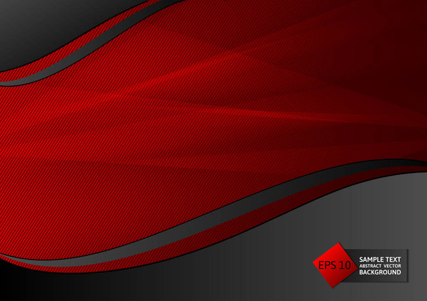 Új design-piros és fekete színű geometrikus, absztrakt háttér modern design, vektoros illusztráció eps10 - Vektor, kép