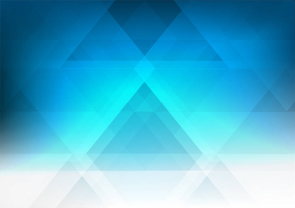 Blue geometric style gradient illustration graphic abstract background. Vector geometric background design for your business - Vektör, Görsel