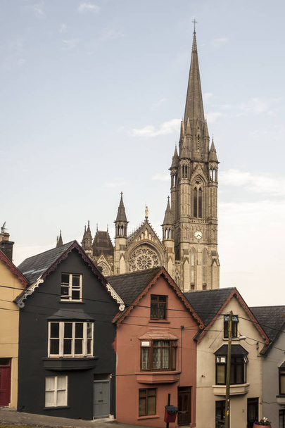 Neo-gotische kathedraal van Cobh, County Cork. Zuid-kust van de Ierse - Foto, afbeelding