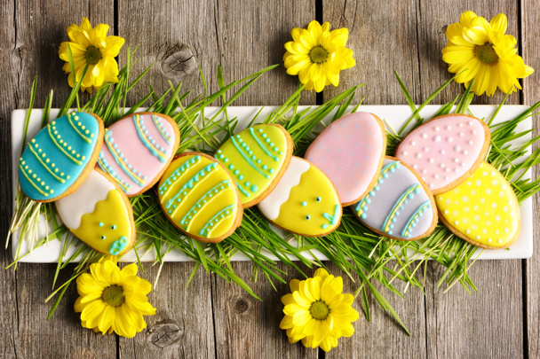 Easter homemade gingerbread cookie - Photo, Image