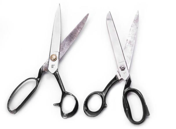 Dvoje nůžky použít pro přizpůsobení v minulosti - Fotografie, Obrázek