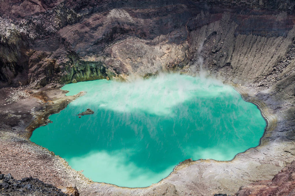 Crater lake of Santa Ana volcano, El Salvador - 写真・画像
