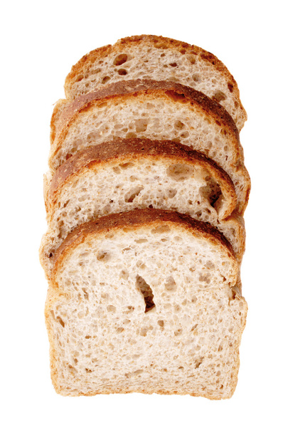 Brot - vier Scheiben - Foto, Bild
