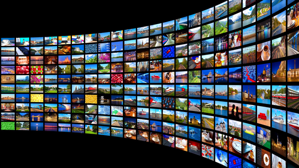 vysílání datových proudů médií koncept - Záběry, video