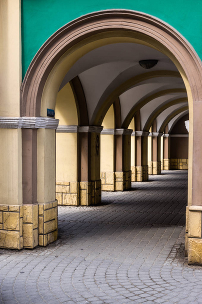 A archway, part f the old building - Фото, изображение
