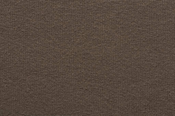 fundo vazio e limpo ou papel de parede com textura de malha abstrata de tecido ou material têxtil um close-up de cor marrom escuro
 - Foto, Imagem