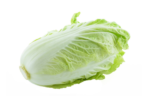green cabbage isolated on white background  - Foto, immagini