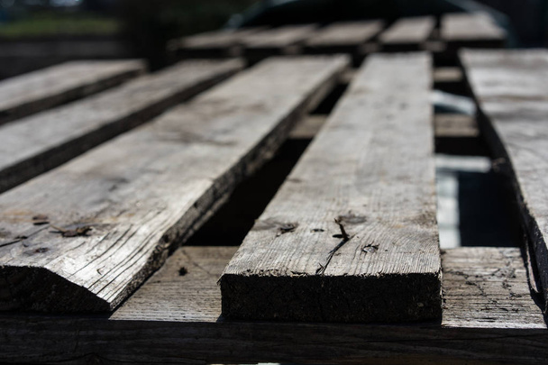 wood pallet detail close up view - Photo, Image