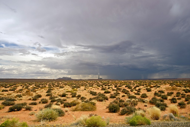 pustyni arizona w burzy - Zdjęcie, obraz