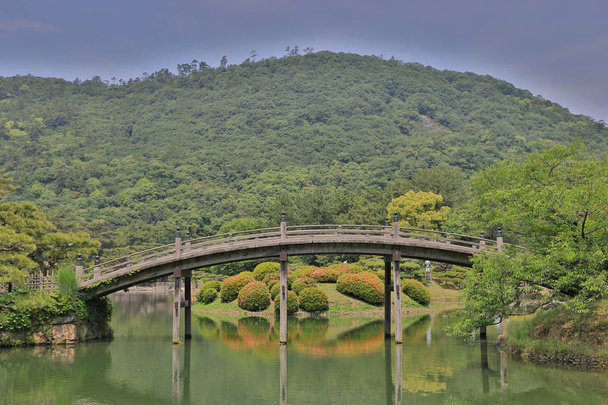 Ritsurin Bahçe Kagawa Prefecture, Japonya - Fotoğraf, Görsel