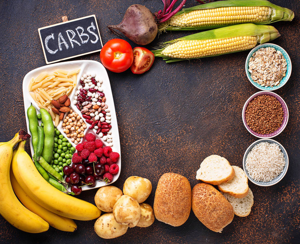 Healthy products sources of carbohydrates.  - 写真・画像