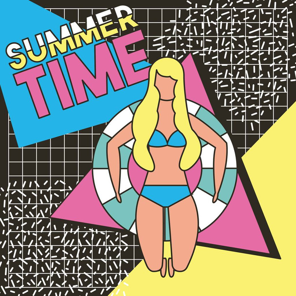 summer time vacations - Vector, Image