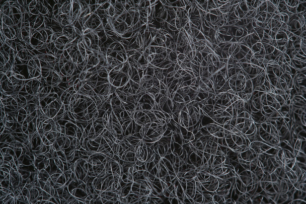 fekete tépőzáras hurok makro háttér - Fotó, kép